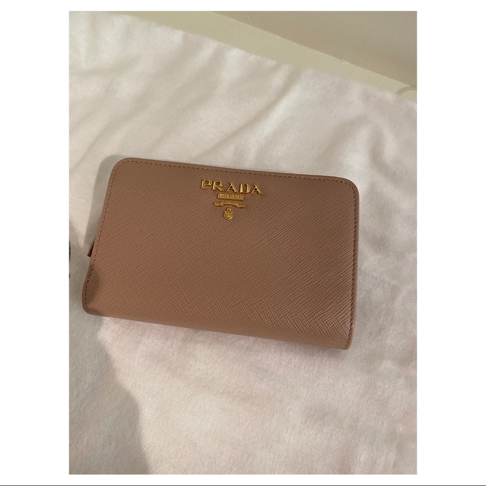 Prada Small Saffiano Leather Wallet